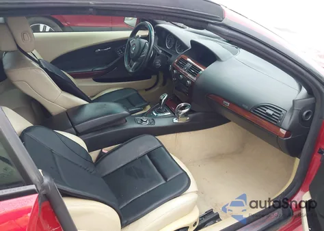 2009 BMW 650I z USA, uszkodzony, nr VIN WBAEB53589CX64949